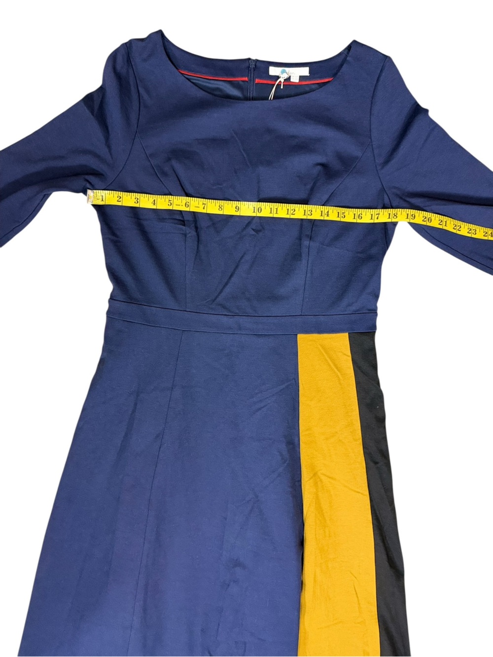 Boden “Claudia” Ponte Colorblock Midi Dress NWT - Picture 11 of 15